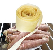 Pengfushop4 5MX21MM Stili Metre mm Kuru Sosis Muhafazası Tüp Et Sosisleri Sosis Üreticisi Için Muhafaza Jambon Aletleri Sosis Dolum Paketleme Aletleri (Yurt Dışından)