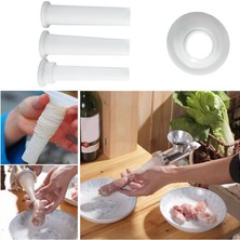 Pengfushop4 Baz 7.5cm Tarzı 4pcset Et Nozulları Öğütücü Için Et Dolum Hunisi Et Sosis Muhafaza Dolguları Sosis Jambon Makinesi Öğütücü Kanatlı Alet Seti (Yurt Dışından)