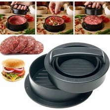 Pengfushop4 Burger Press Patty Dolması Burger Maker, Burger Kağıdı Yapışmaz Kaydırıcılar Sığır Burger Presi - Siyah (Yurt Dışından)