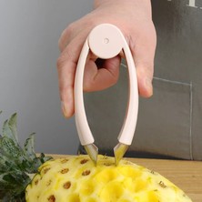 Pengfushop4 F1 Stili Ananas Bıçağı Soyucu Paslanmaz Çelik Soyma Ananas Artefaktı 304 Oluk Açma Klipsi Tohum Soyma Bıçağı Alet Klipsi Ev (Yurt Dışından)