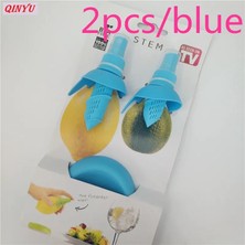 Pengfushop4 2 Adet Mavi Stil Mutfak Aletleri Limon Püskürtücü Taze Meyve Suyu Narenciye Sprey Portakal Suyu Squeeze Mutfak Pişirme Araçları 5ZCF115 (Yurt Dışından)