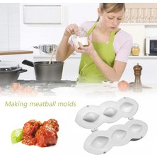 Pengfushop4 5cm Tarzı Köfte Makinesi Manuel Içli Köfte Köfte Kalıp Makinesi Mutfak Gereçleri Doldurulmuş Balık Topu Aparatı Kıyma Işlemcisi Rulo Kek (Yurt Dışından)