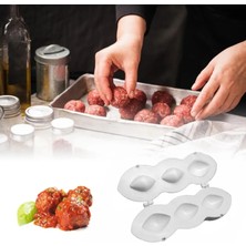 Pengfushop4 5cm Tarzı Köfte Makinesi Manuel Içli Köfte Köfte Kalıp Makinesi Mutfak Gereçleri Doldurulmuş Balık Topu Aparatı Kıyma Işlemcisi Rulo Kek (Yurt Dışından)