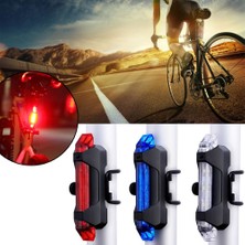 Açık Yeşil Tarzı Bisiklet Işık Su Geçirmez Dağ Bisikleti Arka Kuyruk Işık USB Şarj Edilebilir Uyarı Luz Bicicleta Bisiklet Işık Bisiklet Aksesuarları (Yurt Dışından)