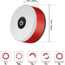 Mavi Stil Wasafire Mini LED Bisiklet Arka Işık USB Şarj Edilebilir Bisiklet Arka Lambası Mtb Kask Sırt Çantası Lambası Gece Bisikleti Uyarı Işıkları (Yurt Dışından)