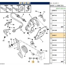 Psa Debriyaj Pedal Yayı Partner Berlingo (214837)