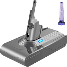 Remedy Dyson V8 Piller V8 Için V8 Pil Adaptörünü + Ön Filtre 21,6V'YI Değiştirin (Yurt Dışından)