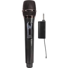 Coverzone Kablosuz Karaoke Mikrofonu 6.35mm Amfi hoparlör İçin ve Sahne Performansı Çok Amaçlı Aktiviteler İçin Tak ve Çalıştır Kablosuz Mikrofon Dış Mekan Kullanıma Uygun WN03