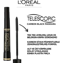 L'Oréal Paris Telescopic Carbon Black Maskara - Siyah
