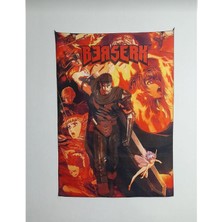Owl Bag Anime Berserk - Afiş Desenli Tasarım Duvar Halısı