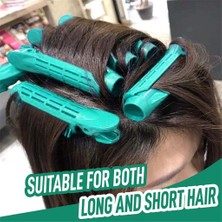 Mingming Shop Mor 6 Adet Tarzı Hair Curler Clip Self Grip Volume Hair Curler Clip Naturally Fluffy Curly Hair Styling Carrying Hair Styling Rollers (Yurt Dışından)