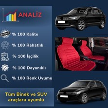 Space Oto Koltuk Minderi, Opel Araçlarla Uyumlu 2'li Set Özel Tasarım Minder Premium