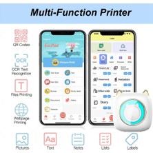 Decisive C23 Mini Cep Termal Etiket Yazıcısı Akıllı Taşınabilir Fotoğraf Yazıcısı Renkli Kağıt ile Yanlış Soru Yazıcısı (Yurt Dışından)