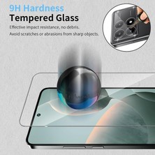 M.TK Moveteck Xiaomi Poco X6 5g Uyumlu Ekran Koruyucu 9h Temperli Cam Şeffaf Passifik Ekran Camı