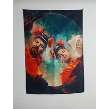 Owl Bag Breaking Bad Desenli Tasarım Duvar Halısı