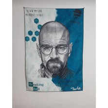 Owl Bag Breaking Bad - Heisenberg - My Perfect Silence Desenli Tasarım Duvar Halısı