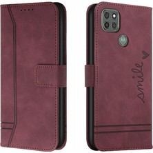 BDT Boutique Motorola Moto G9 Güç Flip Folio Cüzdan Kart Yuvaları Kapak Için Telefon Kılıfı (Yurt Dışından)