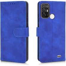 SZY Market Kart Tutucu Kickstand ile Zte Blade A52 Deri Folio Flip Case Telefon Kılıfı (Yurt Dışından)