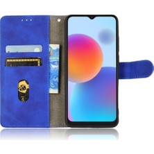 SZY Market Kart Tutucu Kickstand ile Zte Blade A52 Deri Folio Flip Case Telefon Kılıfı (Yurt Dışından)