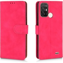 SZY Market Kart Tutucu Kickstand ile Zte Blade A52 Deri Folio Flip Case Telefon Kılıfı (Yurt Dışından)