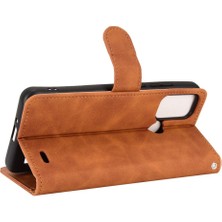 SZY Market Kart Tutucu Kickstand ile Zte Blade A52 Deri Folio Flip Case Telefon Kılıfı (Yurt Dışından)