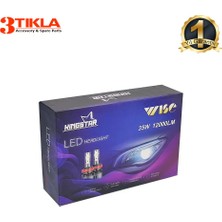 3 Tıkla Wise Beyaz H7 Mini LED Xenon Şimşek Etkili 12000 Lümen