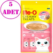 Meo Çizgili Orkinas Balıklı Krema Kedi Ödülü 4x15 gr 5 AD