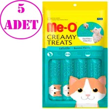 Meo Kurutulmuş Füme Ton Balıklı Krema Kedi Ödülü 4x15 gr 5 AD