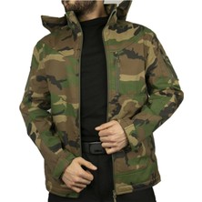 Astüm Askeri Malzeme Softshell Mont (Desenli)