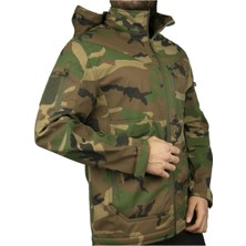 Astüm Askeri Malzeme Softshell Mont (Desenli)