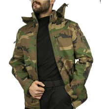 Astüm Askeri Malzeme Softshell Mont (Desenli)