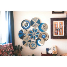 Atlas Home Art 9 Parça Duvar Tabağı Seti