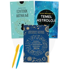 Ezoterik Astroloji + Temel Astroloji + Karma Astroloji ve Ezoterizm Işığında 2024 3'lü Set - Oğuzhan Ceyhan - Nuray Bilgili