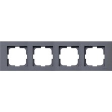 Ovivo Füme Grano Dörtlü Çerçeve