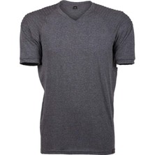 VAV Wear Tactical Outdoor Günlük Tişört Erkek Kısa Kollu Pamuklu Elastan Nervürlü Esnek Ter Emer TTHIN02