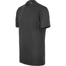 VAV Wear Outdoor T-Shirt Basic Pamuklu Erkek Uzun Kollu Tişört Terletmez Sıfır Yaka BASETI05