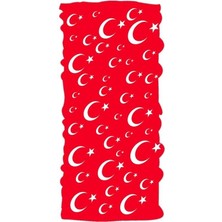 Loco Active Türk Bayraklı Boyun Bağı (Kırmızı-Beyaz)