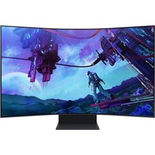 Samsung Odyssey Ark LS55CG97WNUXUF 55 Inç UHD 165Hz 1ms Pivot Asansör Multi View HDR10+ 1000R Kavisli Kokpit Quantum Mini LED Smart Gaming Hub Monitör