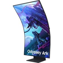 Samsung Odyssey Ark LS55CG97WNUXUF 55 Inç UHD 165Hz 1ms Pivot Asansör Multi View HDR10+ 1000R Kavisli Kokpit Quantum Mini LED Smart Gaming Hub Monitör