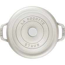 Staub La Cocotte Döküm Tencere Trüf Beyazı 28Cm