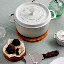 Staub La Cocotte Döküm Tencere Trüf Beyazı 28Cm