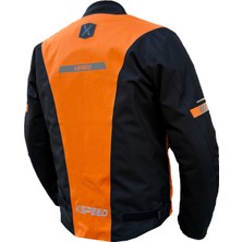 Xspeed Eon 4 Mevsimlik Korumalı Uzun Motosiklet Montu Kırmızı Siyah