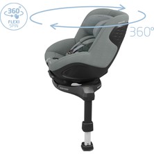 Maxi-Cosi Mica 360 Pro i-Size Dünyanın İlk Kızaklı, Araç Dışına Çıkabilen ADAC'lı İsofix'li 360 Dönebilir Yatabilir 0-18 kg Bebek Oto Koltuğu Authentic Grey