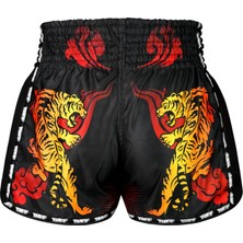 Tuff Muay Thai Boxing Shorts New Retro Style Orange Furious Tiger (1 Beden Büyük Tavsiye Edilir)