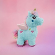 Neslico Unicorn 35CM Peluş Dört Ayaklı Kanatlı Tek Boynuzlu At