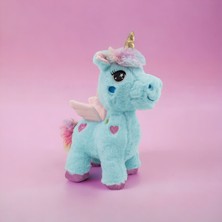 Neslico Unicorn 35CM Peluş Dört Ayaklı Kanatlı Tek Boynuzlu At