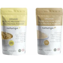 Naturiga Protein Tozu Avantajlı Paket Bezelye-Pirinç 2'li Paket