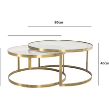 Evka Tember Ikili Orta Sehpa