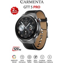 Carmenta Gtt 5 Pro 120 Hz Amoled Ekranlı Arama Yapan Akıllı Saat 2024-EKG,SPOR Takibi,ıos-Android Akıllı Saat