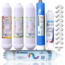 Panda Water Kapalı Kasa Su Arıtma Cihazı 5li Filtre Seti + 9 Lik Miniral + 7 Deresek + Tee